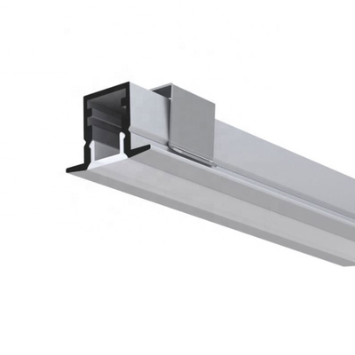 La protuberancia de aluminio de los perfiles para el cuadrado de la iluminación de tira del LED anodizó