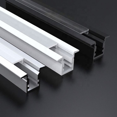 La protuberancia de aluminio de los perfiles para el cuadrado de la iluminación de tira del LED anodizó
