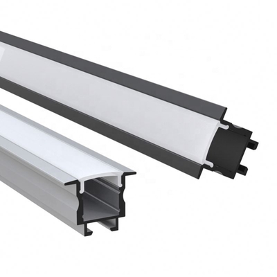 Perfiles ahuecados ultra brillantes del LED, vivienda de aluminio sacada de plata del LED