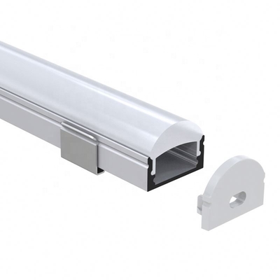 Perfil de aluminio montado extruido de los LED, perfil flexible de la escalera con el OEM del LED