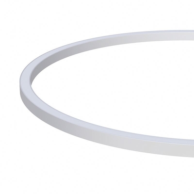 Perfil circular industrial del LED, perfil plástico redondo del LED con el doblez de Decoiling