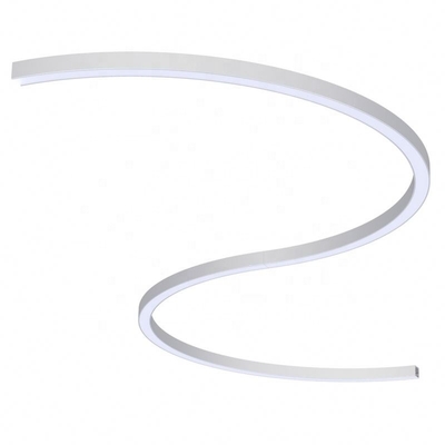Perfil circular industrial del LED, perfil plástico redondo del LED con el doblez de Decoiling