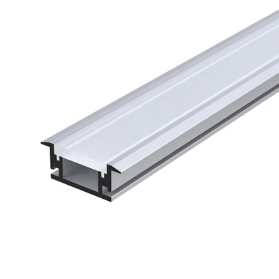 U forma la pintura anodizada canal ahuecada de los perfiles del LED para la iluminación del piso