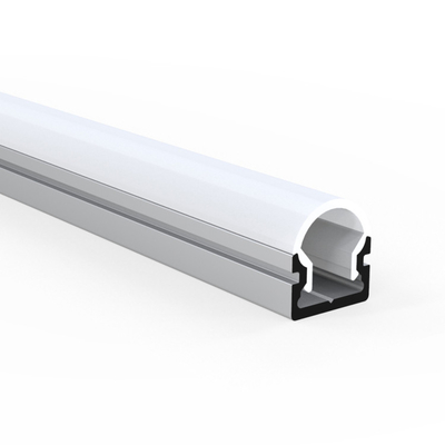 Material de aluminio de perfil LED montado en superficie de cubierta de PC Longitud de 1M 2M 3M