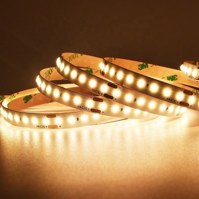 Blanco caliente impermeable de las luces de tira de la MAZORCA LED de DC24V Ip68 para la iluminación al aire libre