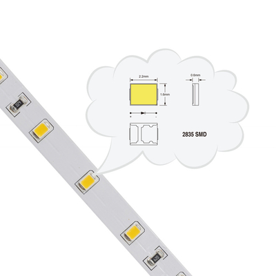 SMD2835 tira 240LEDs flexible/M For Display Stores de la prenda impermeable SMD LED