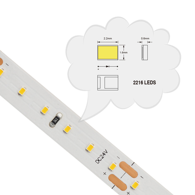 CRI 95 de las tiras de 2216 SMD LED ningún punto para los museos de los edificios de oficinas