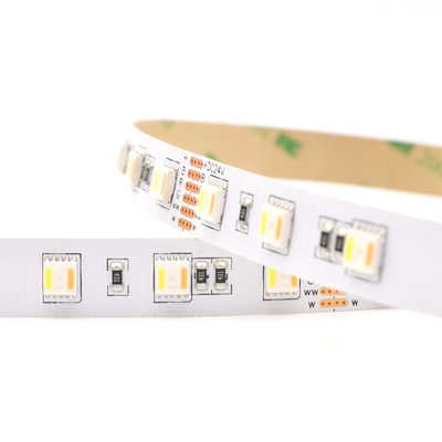 DC 24V 12V 5050 SMD LED pela 5 In1 ajustables flexibles RGBWW RGB CCT