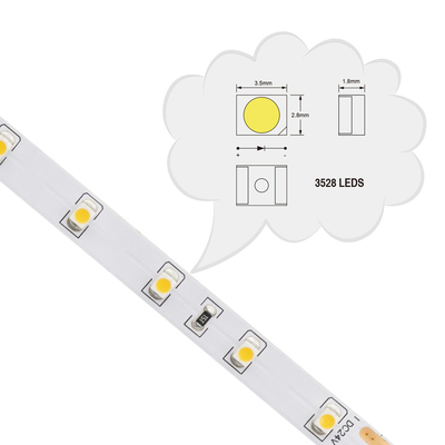 Altas tiras 60LEDs 120LEDs 240LEDs de CRI95 3528 SMD LED para los edificios de oficinas