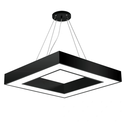 Las luces lineares de la suspensión LED, pie LED del cuadrado 4 suspendieron el accesorio linear