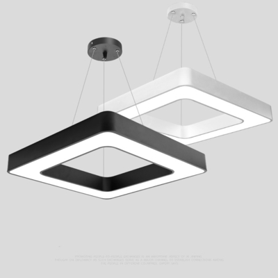 Las luces lineares de la suspensión LED, pie LED del cuadrado 4 suspendieron el accesorio linear