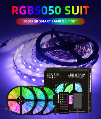 SMD5050 Smart LED Strip Lights IP65 a prueba de agua para la decoración del hogar