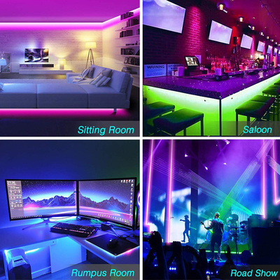 5050 luces de tira del RGB Smart LED 10 metros de Bluetooth APP de OEM del control