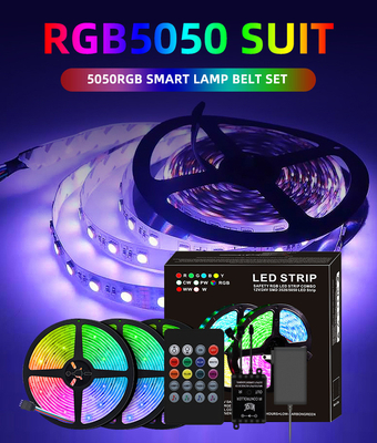 Prenda impermeable de la tira del RGB LED del control 5050 de Bluetooth APP para la decoración al aire libre interior