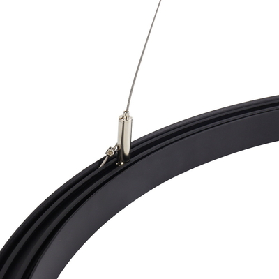 Perfil circular del montaje superficial LED, OEM de aluminio flexible de los perfiles del canal