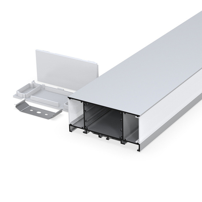 Perfil montado superficial de la aleación de aluminio LED, canal U de la tira del LED con servicio de soldadura