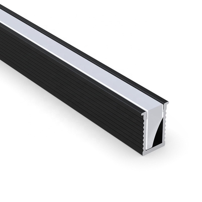 El cuadrado ahuecó los perfiles del LED, material de aluminio de la aleación del canal 6063 de la tira del LED