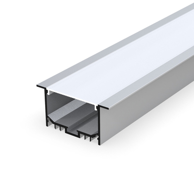 Perfil suspendido flexible del LED, color plata de aluminio de la luz de tira del perfil LED del OEM