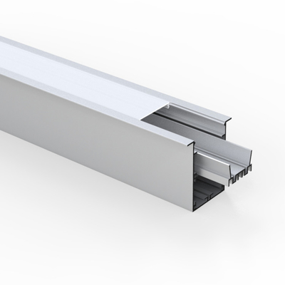 Luz de alta calidad anodizada LED de aluminio, perfiles de aluminio de plata del perfil del canal