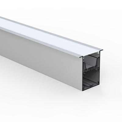 Luz de alta calidad anodizada LED de aluminio, perfiles de aluminio de plata del perfil del canal