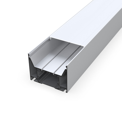 100m m x plata de aluminio suspendida 75m m del perfil del LED para el cine del armario