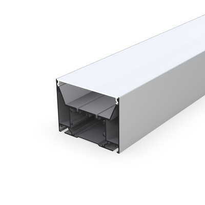 100m m x plata de aluminio suspendida 75m m del perfil del LED para el cine del armario