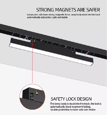 10W ahuecó la superficie de aluminio de la pista magnética del LED para la luz pendiente