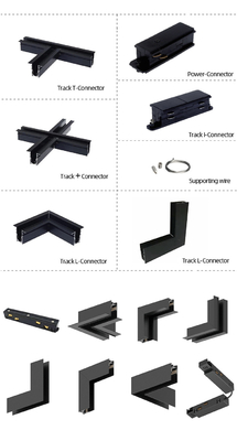 Carril linear ajustable de la luz de la pista del LED magnético para el ODM del OEM del dormitorio de la cocina