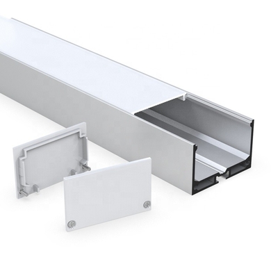 Perfil de aluminio ahuecado protuberancia de la aleación LED para la barra de luz linear de tiras